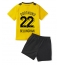 Borussia Dortmund Jude Bellingham #22 Replika Hjemmedrakt Barn 2022-23 Kortermet (+ bukser)