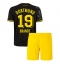 Borussia Dortmund Julian Brandt #19 Replika Bortedrakt Barn 2022-23 Kortermet (+ bukser)