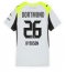 Borussia Dortmund Julian Ryerson #26 Replika Bortedrakt Dame 2025-26 Kortermet