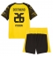 Borussia Dortmund Julian Ryerson #26 Replika Hjemmedrakt Barn 2025-26 Kortermet (+ bukser)