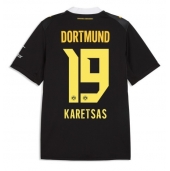 Borussia Dortmund Konstantinos Karetsas #19 Replika Bortedrakt 2026-27 Kortermet