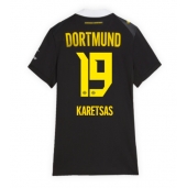Borussia Dortmund Konstantinos Karetsas #19 Replika Bortedrakt Dame 2026-27 Kortermet