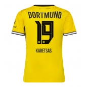 Borussia Dortmund Konstantinos Karetsas #19 Replika Hjemmedrakt Dame 2026-27 Kortermet