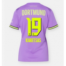 Borussia Dortmund Konstantinos Karetsas #19 Replika Tredjedrakt Dame 2026-27 Kortermet