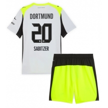 Borussia Dortmund Marcel Sabitzer #20 Replika Bortedrakt Barn 2025-26 Kortermet (+ bukser)
