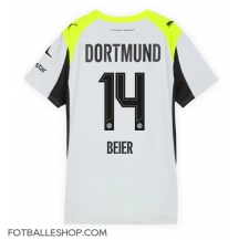 Borussia Dortmund Maximilian Beier #14 Replika Bortedrakt Dame 2025-26 Kortermet