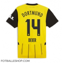 Borussia Dortmund Maximilian Beier #14 Replika Hjemmedrakt 2024-25 Kortermet