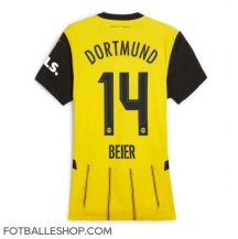 Borussia Dortmund Maximilian Beier #14 Replika Hjemmedrakt Dame 2024-25 Kortermet