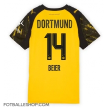 Borussia Dortmund Maximilian Beier #14 Replika Hjemmedrakt Dame 2025-26 Kortermet