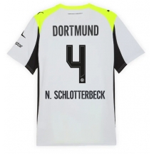 Borussia Dortmund Nico Schlotterbeck #4 Replika Bortedrakt 2025-26 Kortermet