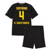 Borussia Dortmund Nico Schlotterbeck #4 Replika Bortedrakt Barn 2026-27 Kortermet (+ bukser)