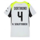Borussia Dortmund Nico Schlotterbeck #4 Replika Bortedrakt Dame 2025-26 Kortermet