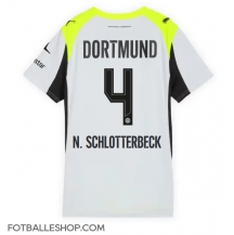 Borussia Dortmund Nico Schlotterbeck #4 Replika Bortedrakt Dame 2025-26 Kortermet