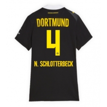 Borussia Dortmund Nico Schlotterbeck #4 Replika Bortedrakt Dame 2026-27 Kortermet