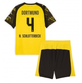 Borussia Dortmund Nico Schlotterbeck #4 Replika Hjemmedrakt Barn 2025-26 Kortermet (+ bukser)