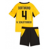 Borussia Dortmund Nico Schlotterbeck #4 Replika Hjemmedrakt Barn 2026-27 Kortermet (+ bukser)