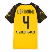 Borussia Dortmund Nico Schlotterbeck #4 Replika Hjemmedrakt Dame 2025-26 Kortermet