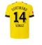Borussia Dortmund Nico Schulz #14 Replika Hjemmedrakt 2022-23 Kortermet