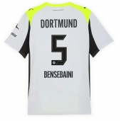 Borussia Dortmund Ramy Bensebaini #5 Replika Bortedrakt 2025-26 Kortermet