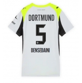 Borussia Dortmund Ramy Bensebaini #5 Replika Bortedrakt Dame 2025-26 Kortermet