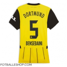 Borussia Dortmund Ramy Bensebaini #5 Replika Hjemmedrakt Dame 2024-25 Kortermet