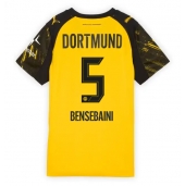 Borussia Dortmund Ramy Bensebaini #5 Replika Hjemmedrakt Dame 2025-26 Kortermet