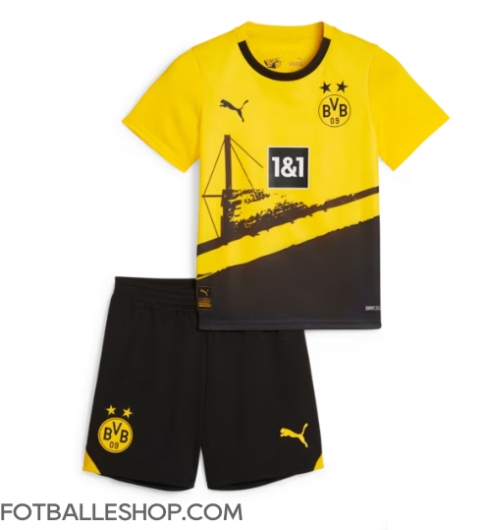 Borussia Dortmund Replika Hjemmedrakt Barn 2023-24 Kortermet (+ bukser)