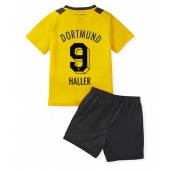 Borussia Dortmund Sebastien Haller #9 Replika Hjemmedrakt Barn 2022-23 Kortermet (+ bukser)