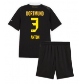 Borussia Dortmund Waldemar Anton #3 Replika Bortedrakt Barn 2026-27 Kortermet (+ bukser)