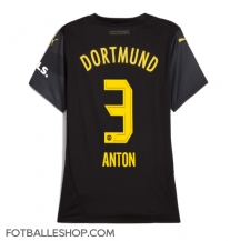 Borussia Dortmund Waldemar Anton #3 Replika Bortedrakt Dame 2024-25 Kortermet