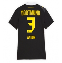 Borussia Dortmund Waldemar Anton #3 Replika Bortedrakt Dame 2026-27 Kortermet