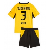 Borussia Dortmund Waldemar Anton #3 Replika Hjemmedrakt Barn 2026-27 Kortermet (+ bukser)