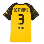 Borussia Dortmund Waldemar Anton #3 Replika Hjemmedrakt Dame 2025-26 Kortermet