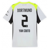 Borussia Dortmund Yan Couto #2 Replika Bortedrakt 2025-26 Kortermet