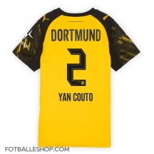 Borussia Dortmund Yan Couto #2 Replika Hjemmedrakt Dame 2025-26 Kortermet