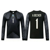 Brasil Alisson Becker #1 Keeper Replika Hjemmedrakt VM 2026 Langermet