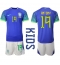 Brasil Antony #19 Replika Bortedrakt Barn VM 2022 Kortermet (+ bukser)