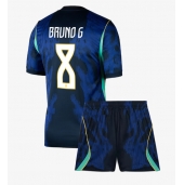 Brasil Bruno Guimaraes #8 Replika Bortedrakt Barn VM 2026 Kortermet (+ bukser)