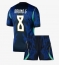 Brasil Bruno Guimaraes #8 Replika Bortedrakt Barn VM 2026 Kortermet (+ bukser)