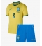 Brasil Bruno Guimaraes #8 Replika Hjemmedrakt Barn VM 2026 Kortermet (+ bukser)