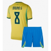 Brasil Bruno Guimaraes #8 Replika Hjemmedrakt Barn VM 2026 Kortermet (+ bukser)