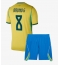 Brasil Bruno Guimaraes #8 Replika Hjemmedrakt Barn VM 2026 Kortermet (+ bukser)