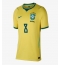 Brasil Bruno Guimaraes #8 Replika Hjemmedrakt Dame VM 2026 Kortermet