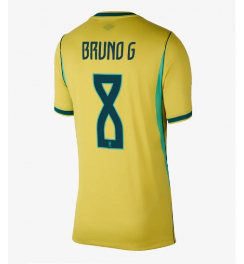 Brasil Bruno Guimaraes #8 Replika Hjemmedrakt Dame VM 2026 Kortermet Brasil Bruno Guimaraes #8 Replika Hjemmedrakt Dame VM 2026 Kortermet