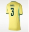 Brasil Gabriel Magalhaes #3 Replika Hjemmedrakt Dame VM 2026 Kortermet