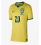 Brasil Lucas Paqueta #20 Replika Hjemmedrakt Dame VM 2026 Kortermet