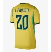 Brasil Lucas Paqueta #20 Replika Hjemmedrakt VM 2026 Kortermet