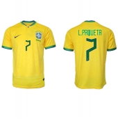 Brasil Lucas Paqueta #7 Replika Hjemmedrakt VM 2022 Kortermet