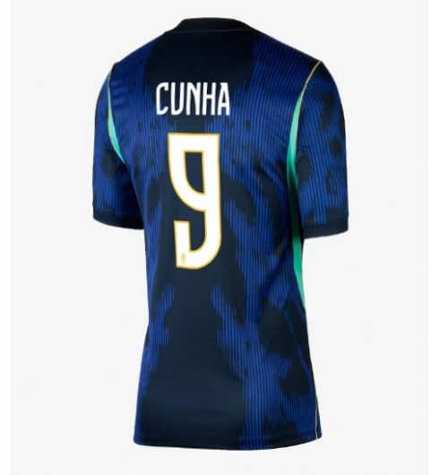 Brasil Matheus Cunha #9 Replika Bortedrakt Dame VM 2026 Kortermet Brasil Matheus Cunha #9 Replika Bortedrakt Dame VM 2026 Kortermet