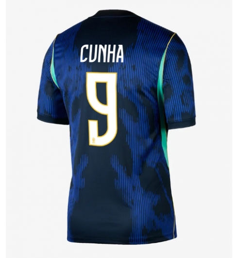 Brasil Matheus Cunha #9 Replika Bortedrakt VM 2026 Kortermet Brasil Matheus Cunha #9 Replika Bortedrakt VM 2026 Kortermet